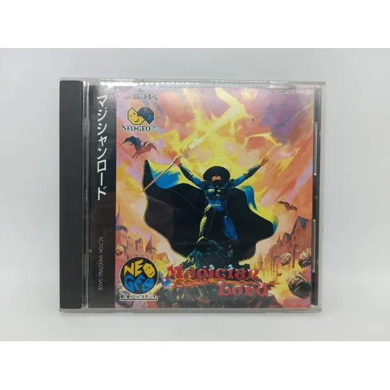 Jogo Magician Lord Neo Geo Cd Snk Original Mídia Física