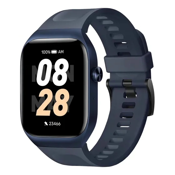 Reloj inteligente Mibro T2, GPS, 2 ATM, 105 Sports, dos pulseras, funda azul oscuro