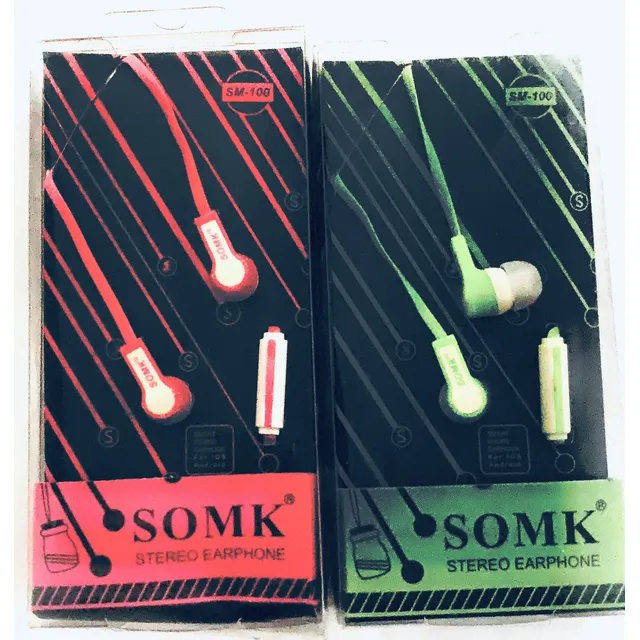 X2 Audifonos Para Celular Somko Coloridos Resistentes