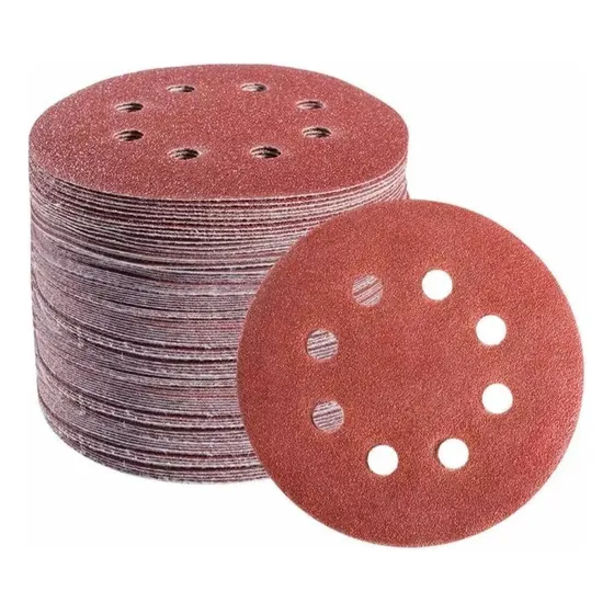 Lijas velcro 125m Barovo pack 100 unidades lijadora roto orbital granos 60/120/180/320
