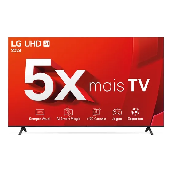 Smart Tv 4k 55  Lg Uhd 55ut8050 Processador 5 Ger7 Ai