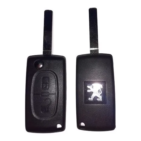 Llave Carcasa Control Peugeot 307 308 Citroen 2 Botones