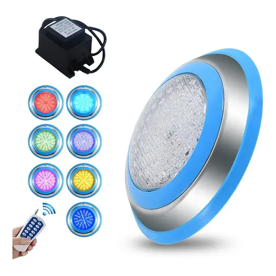Lámpara Led De Piscina Para Alberca  Rgb + Transformador