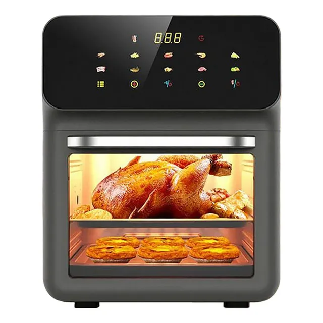 Lck Air Fryer 12 Litros 1500w Sem Óleo Ar Quente 220v