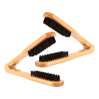 Cepillo Alaciador Planchar El Cabello Liso Pinza Madera 2pzs Cepillo Alaciador Planchar El Cabello Liso Pinza Madera 2pzs