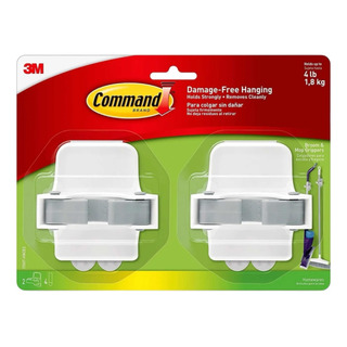 Pack 2x Gancho Escoba Trapeador 3m Command Broom Gripper New Pack 2x Gancho Escoba Trapeador 3m Command Broom Gripper New