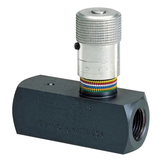 Válvula Control De Flujo Hidráulico F800s 5000psi Hembra1/2 