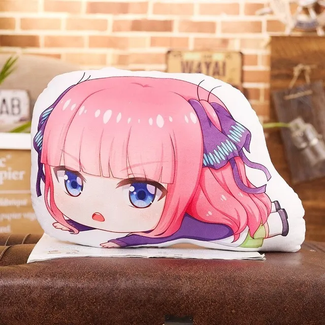 Cojin Decorativo Quintillizas Nakano Chibi Kawaii Anime Color Nino 1