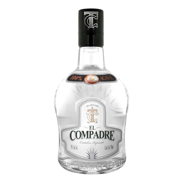 Pack De 2 Tequila El Compadre Cristalino 1l