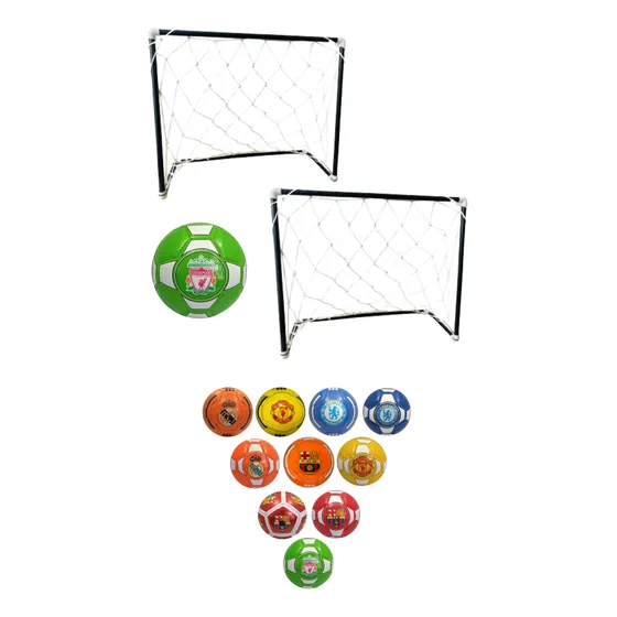 Cancha Fútbol, 2 Arcos + 2 Mallas, + Balón, Diversion niños