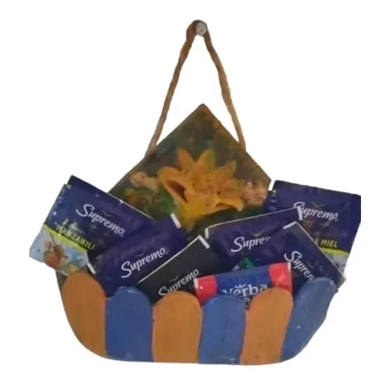 Porta Fósforos En Arcilla Para Yesqueros Y Bolsitas De Té 