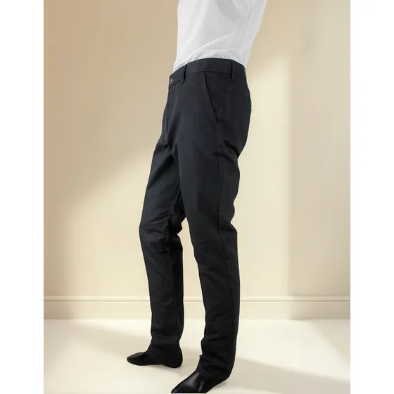 Pantalon A.crew Gabardina Gris