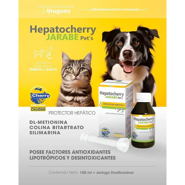 Hepatocherry Hepático Líquido 100ml Laboratorio Cherry
