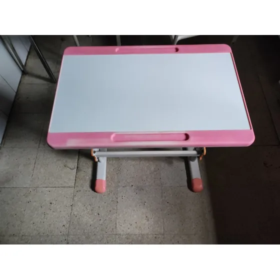 Mini Escritorio Metálico/plástico Con Graduacion De Altura