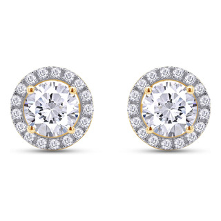 Savearth Diamonds Aretes De Moissanita De 1 Quilate, Color D Savearth Diamonds Aretes De Moissanita De 1 Quilate, Color D