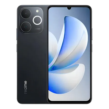 Celular Realme Note 70 4gb 128gb Smartphone Octa-core Chipse Batería 6000 Mah Con Cargador Ameicicano 6.74 '' Pantalla Versión México Nuevo Original Sellado De Fábrica Garantía Negro
