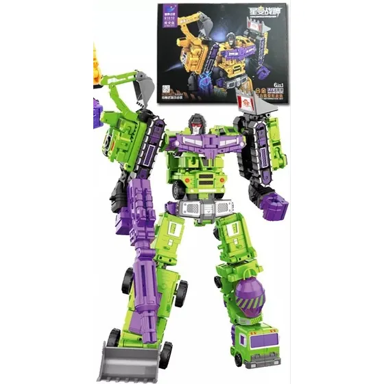 Devastator Devastador 27cm 6 En 1, Nuevo En Caja