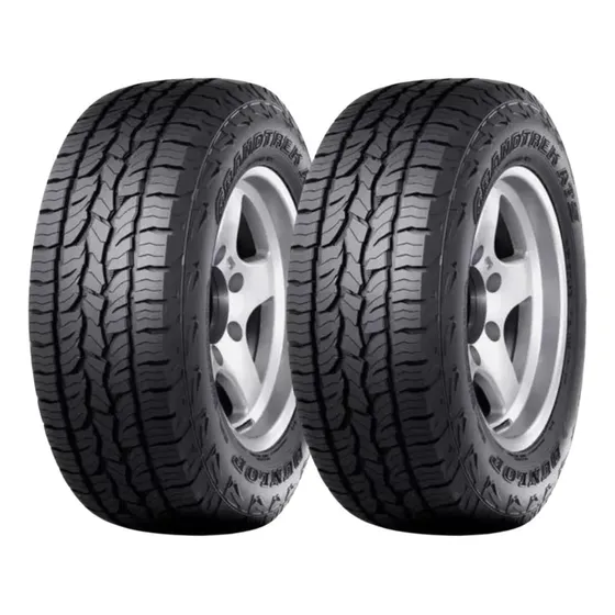Kit 02 Pneus 205/70r15 96t Dunlop Grandtrek At5