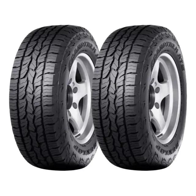 Kit 02 Pneus 205/70r15 96t Dunlop Grandtrek At5