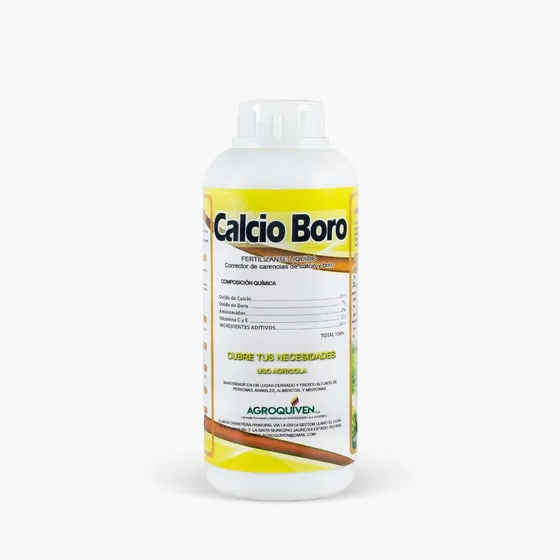 Abono Foliar Liquido Calcio Boro X 1 L Uso Agicola