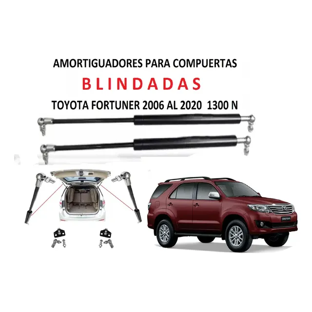 Gato Capot Compuerta Maleta Blindada Fortuner Dubai 2024