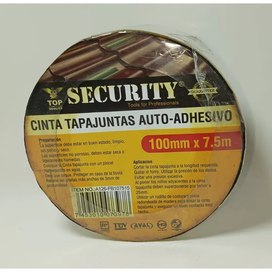 Cinta Tapa Gotera Impermeable Para Techos  7,5 Metros X 10cm