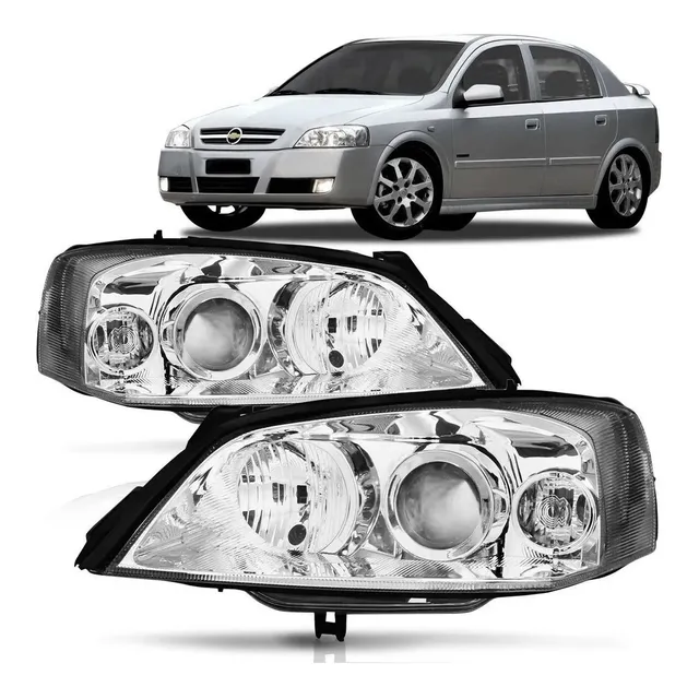 Farol Astra 2003 2004 2005 2006 2007 2008 2009 2010  Cromado