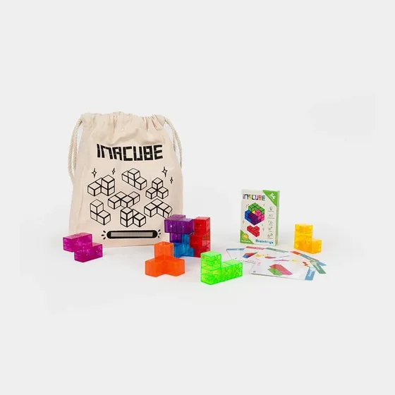 Imacube Braintoys Tetris Magnético + Cartas Desafío 7 Piezas