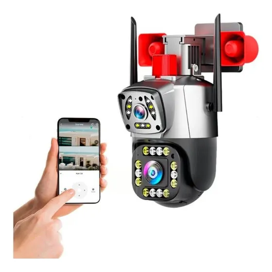 Cámara De Seguridad  1080p Con Alarma