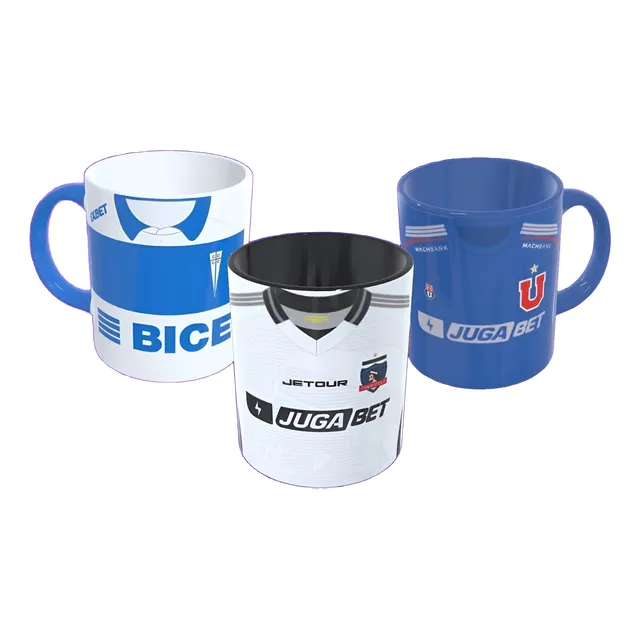 Plantillas Sublimación Tazas Fútbol Chileno 2025