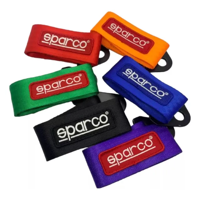 Cinta Gancho De Remolque Tow Strap Sparco Tuning Color