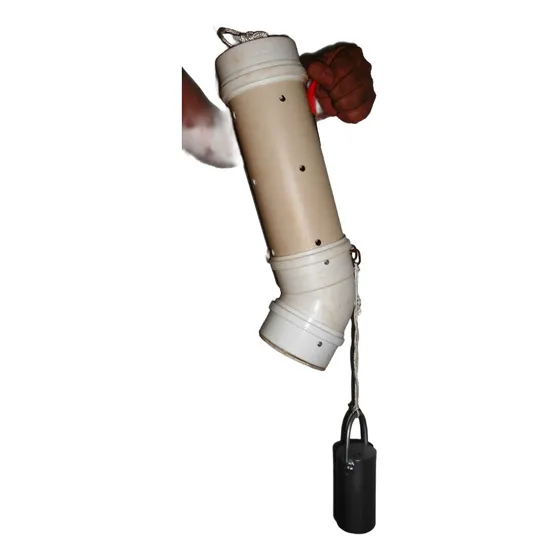 Kit 1 Cevador  Piapara Piau Com Curva 45 + Peso 3 Kg