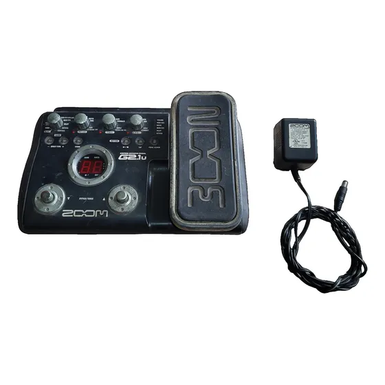 Pedaleira Zoom G2. 1u + Fonte 110v. Tudo Funiconando 100% T5