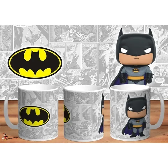 Taza De Ceramica Batman Funko Art