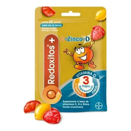 Redoxitos Plus Gomitas Masticables Vitaminas C, D Y Zinc