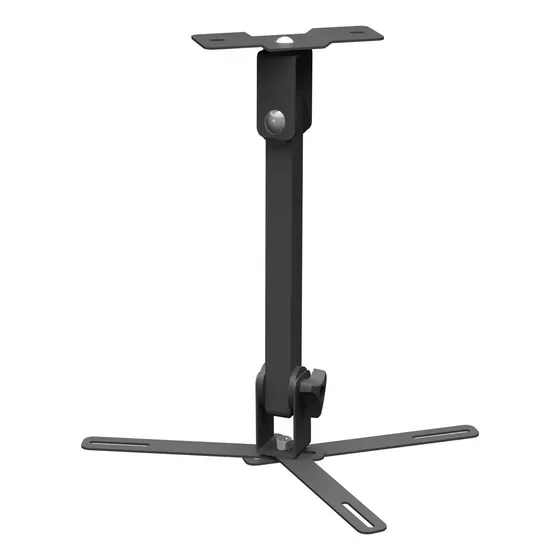 Suporte Projetor Datashow De Teto Universal + Extensor 20cm Cor Preto