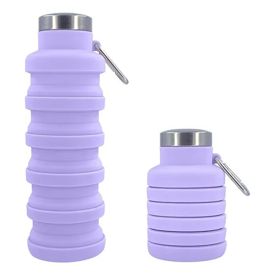 Botella De Agua Plegable, 500ml Botella De Agua Deportiva