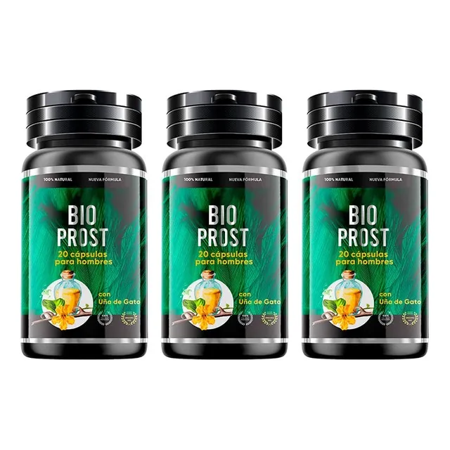 Pack 3 Frascos Bioprost Suplementos Naturales