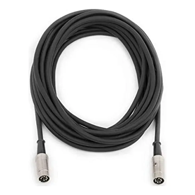 Cable Fender 7 Clavijas Din De 25 Pies Negro