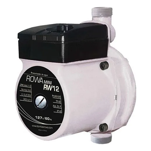 Bomba Presurizadora Rowa 1/2 Mini Rw 12 0.16hp 127v 2700l/h