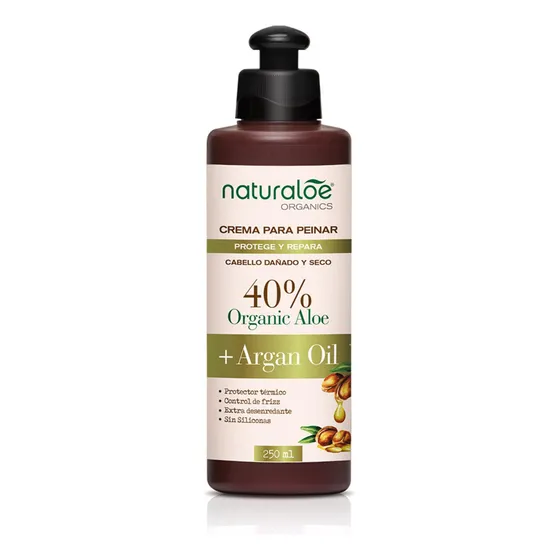 Crema De Peinar Naturaloe Reparación Argan Oil 250ml