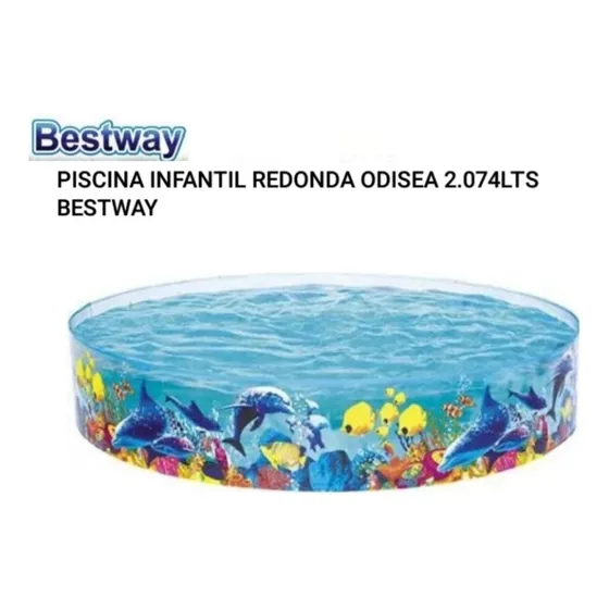 Piscina Infantil Redonda Odisea 2.074lts Bestway 2.44x46cm