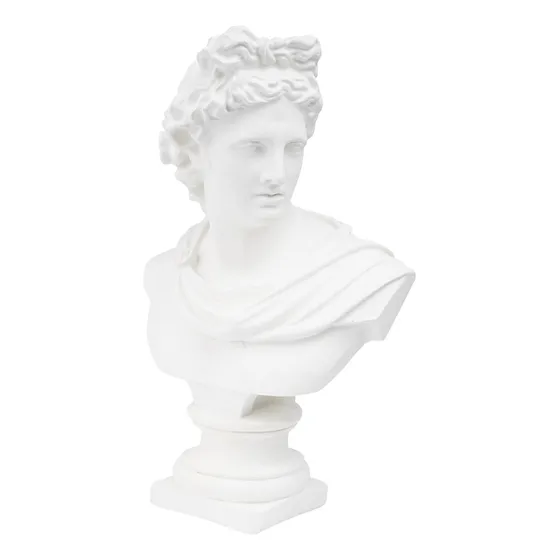 Busto Estatua Resina Yeso Boceto Escultura Artesanía