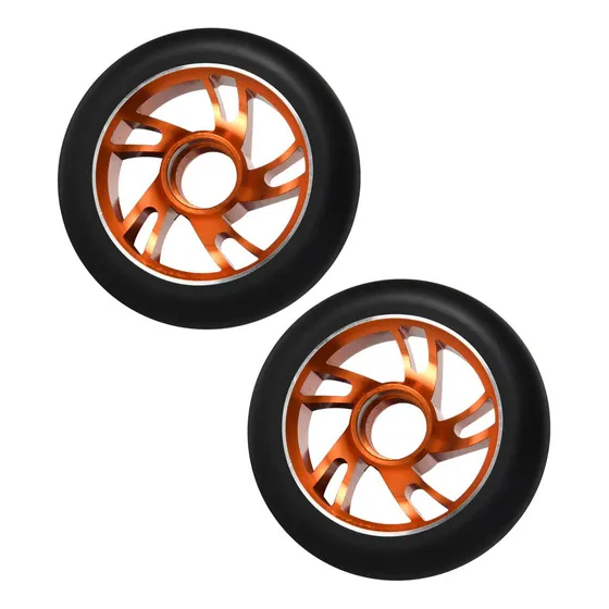 - 2 Rodas De Scooter 100mm Multifuncionais Liga De Alumínio