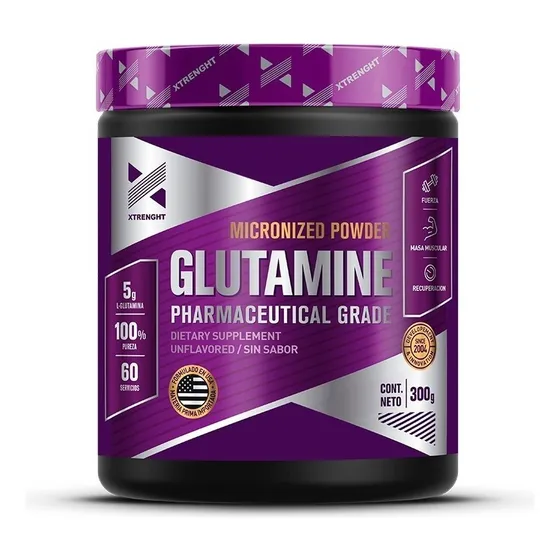 Suplemento En Polvo Xtrenght Nutrition Glutamina De 300g