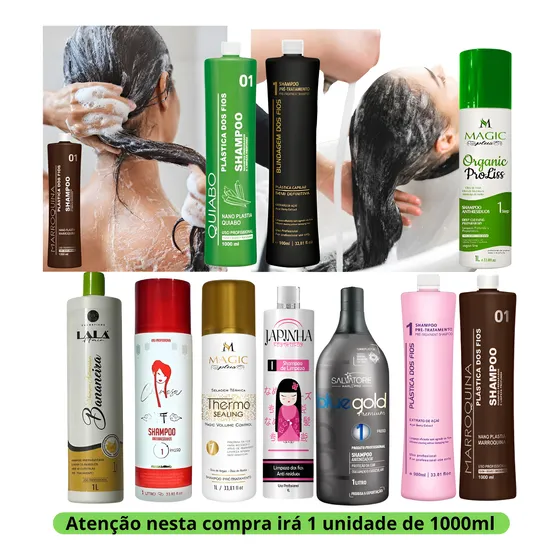 Os Melhores Shampoo Anti Residuo  Varias Marcas 1000ml