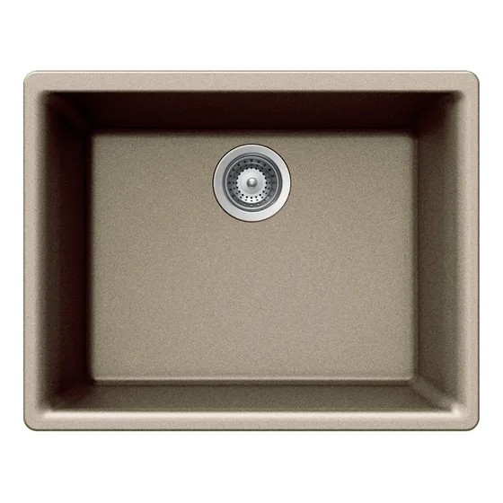 Houzer Taupe G-100u Cuarztone Series Undermount - Fregadero 