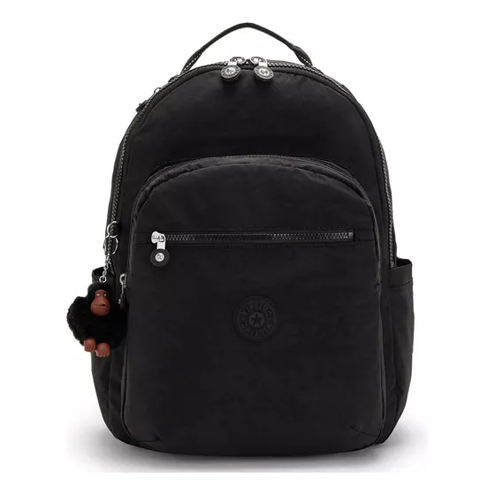 Mochila Kipling Kl1206 para ordenador portátil Seoul tamaño grande color negro