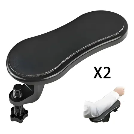Apoyabrazos Para Computadora Escritorio-giratorio 180° Negro