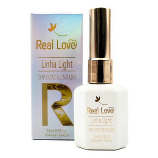 Top Coat Blindado Para Unhas Linha Light - Real Love Top Coat Blindado Para Unhas Linha Light - Real Love